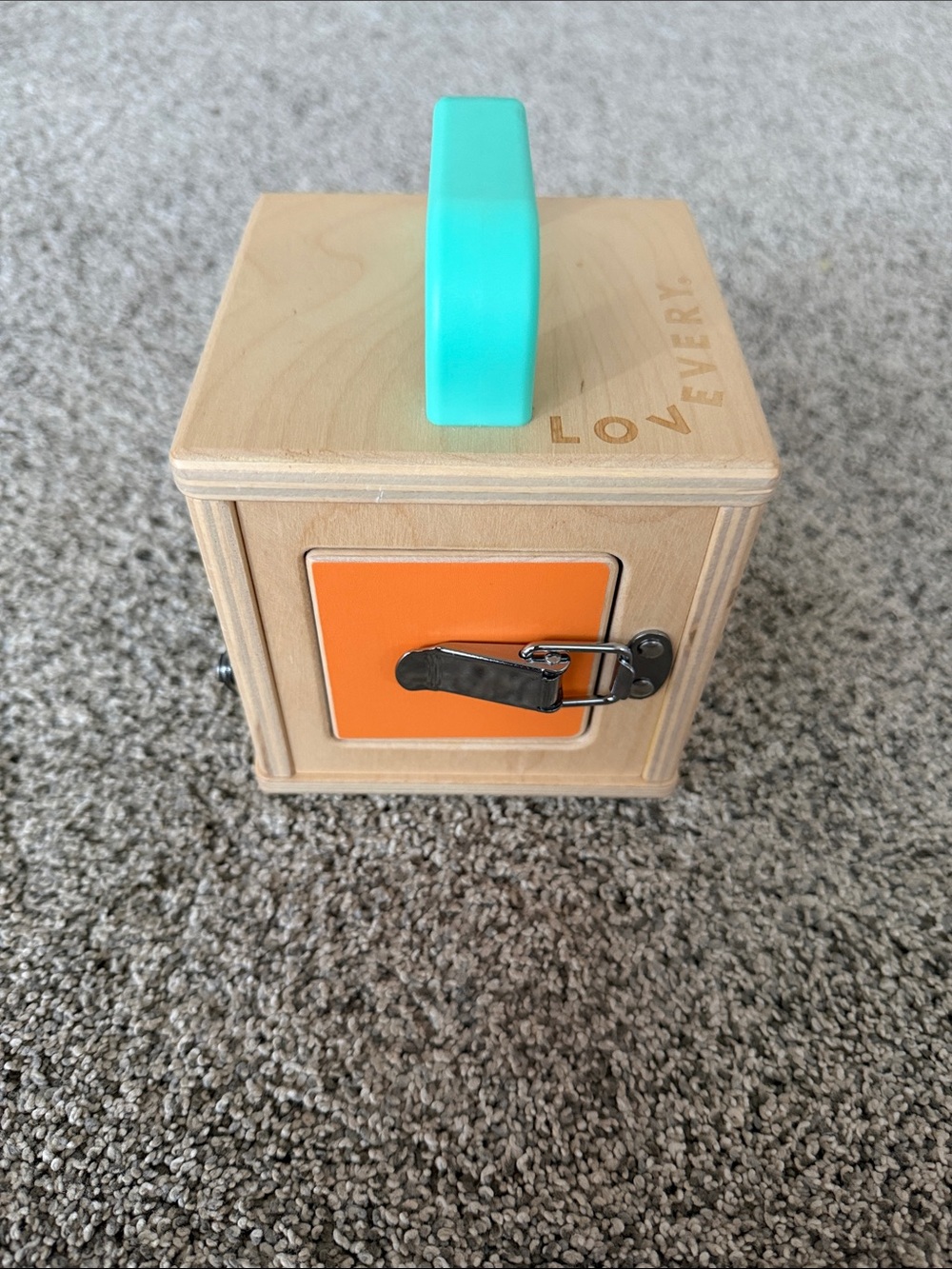 Lovevery Kids Wooden Lock Box